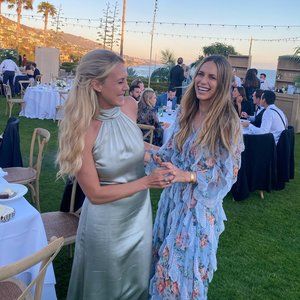 Custom Renee Gown - SIZE 2 / Capri Blue / Shiny